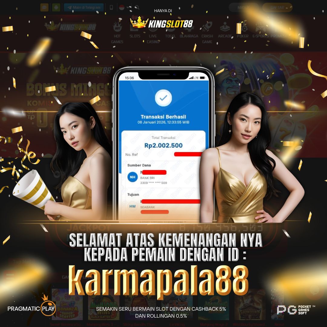 SELAMAT ATAS KEMENANGANNYA UNTUK ID :karmapala88